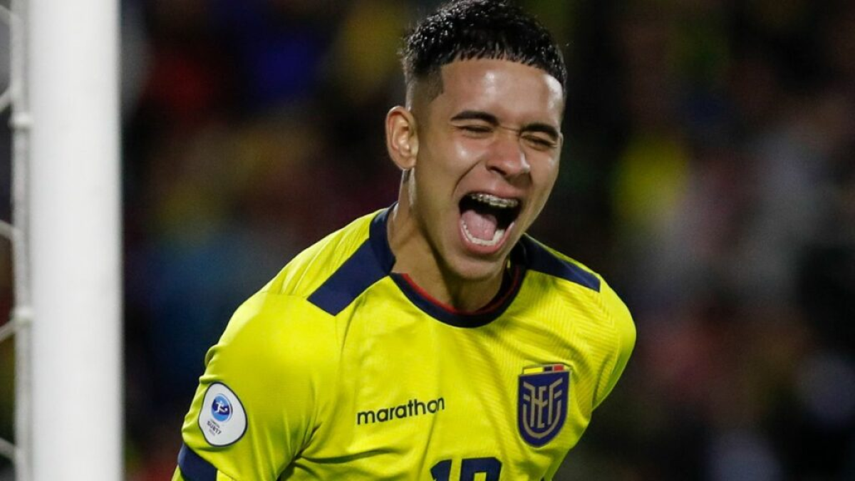 Kendry Páez disputó el Sudamericano Sub-17 que se realizó en Ecuador en 2023