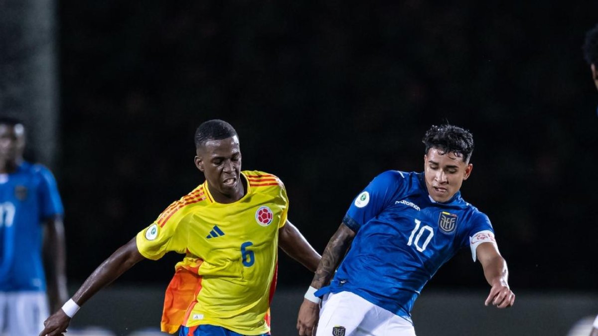 Ecuador tuvo su primera derrota ante Colombia en el Sudamericano Sub-20 de Venezuela