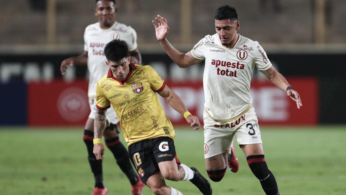 Barcelona SC perdió en su visita a Universitario.