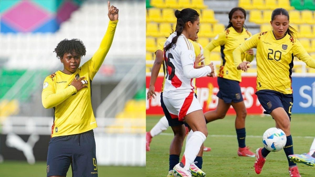 Ecuador ante Perú en el sudamericano sub 17.