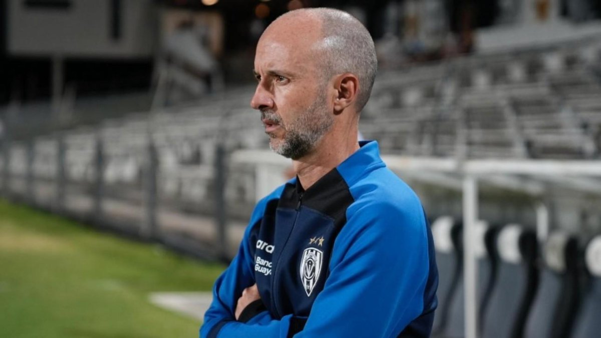 Javier Rabanal, técnico de Independiente del Valle.