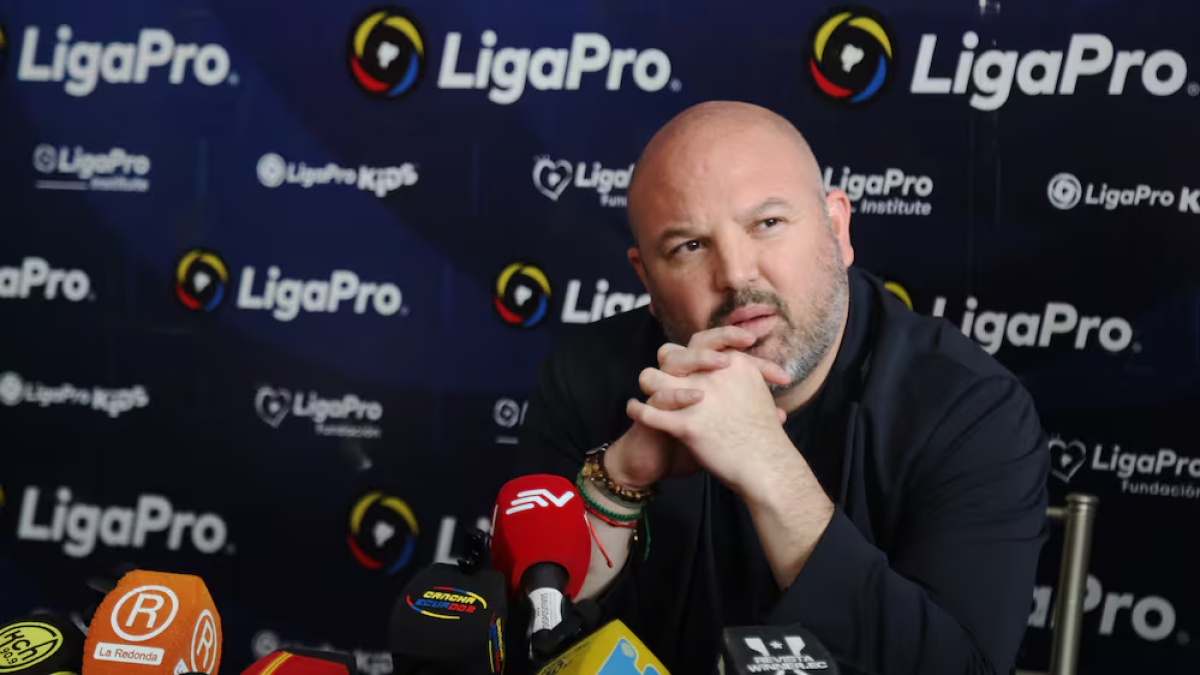 Miguel Ángel Loor, presidente de LigaPro.