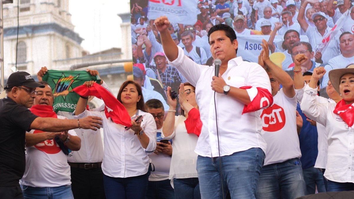 El sindicalista Richard Gómez, en una imagen de 2023.