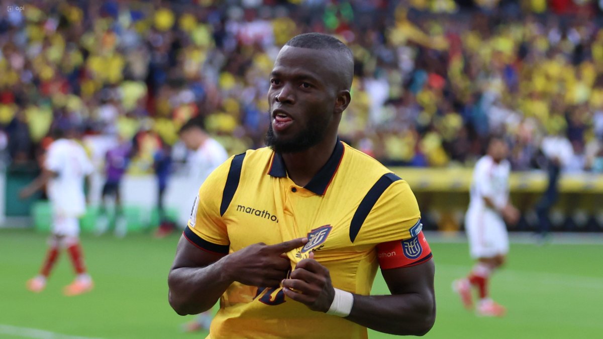 Enner Valencia es el goleador histórico de Ecuador con 46 anotaciones.
