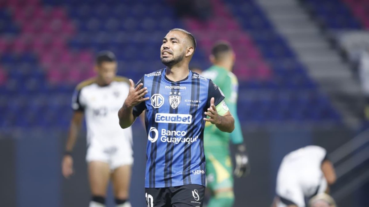 Junior Sornoza marcó el gol de Independiente del Valle ante Atlético Mineiro.