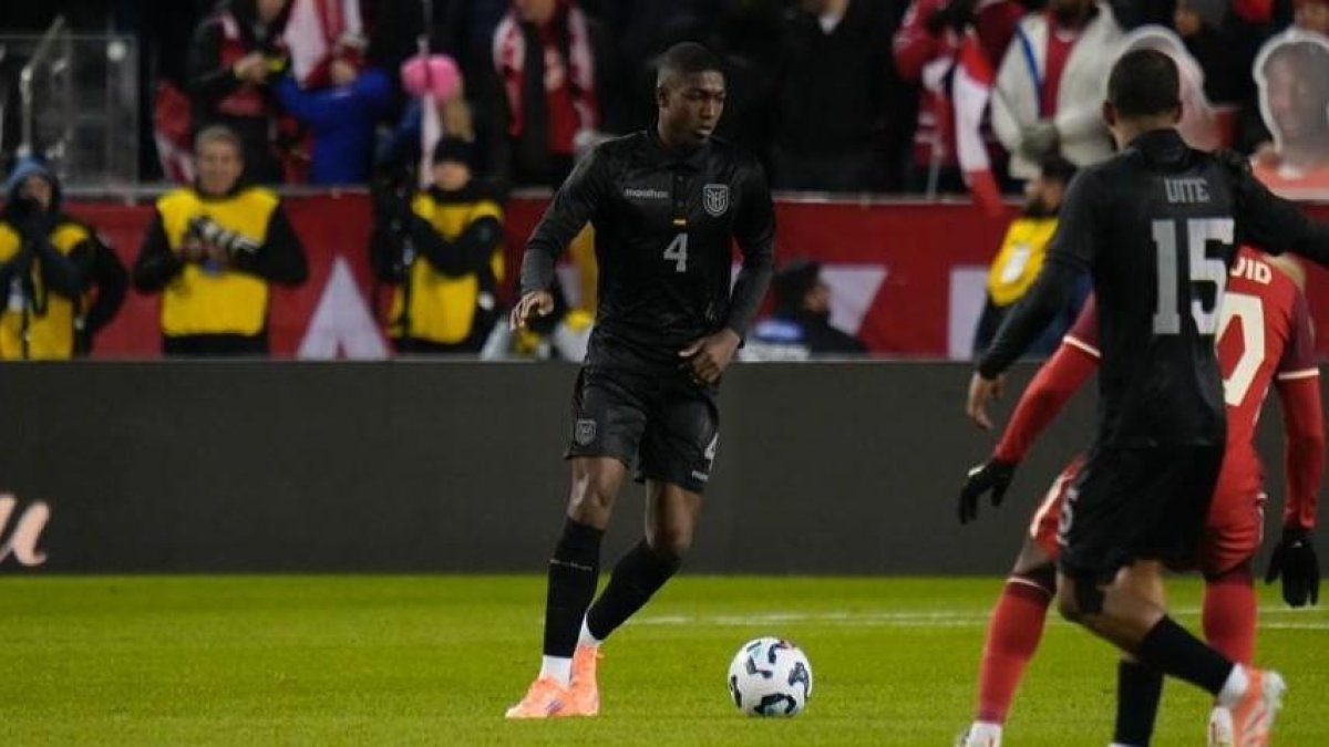 Joel Ordóñez, defensa de la selección ecuatoriana.