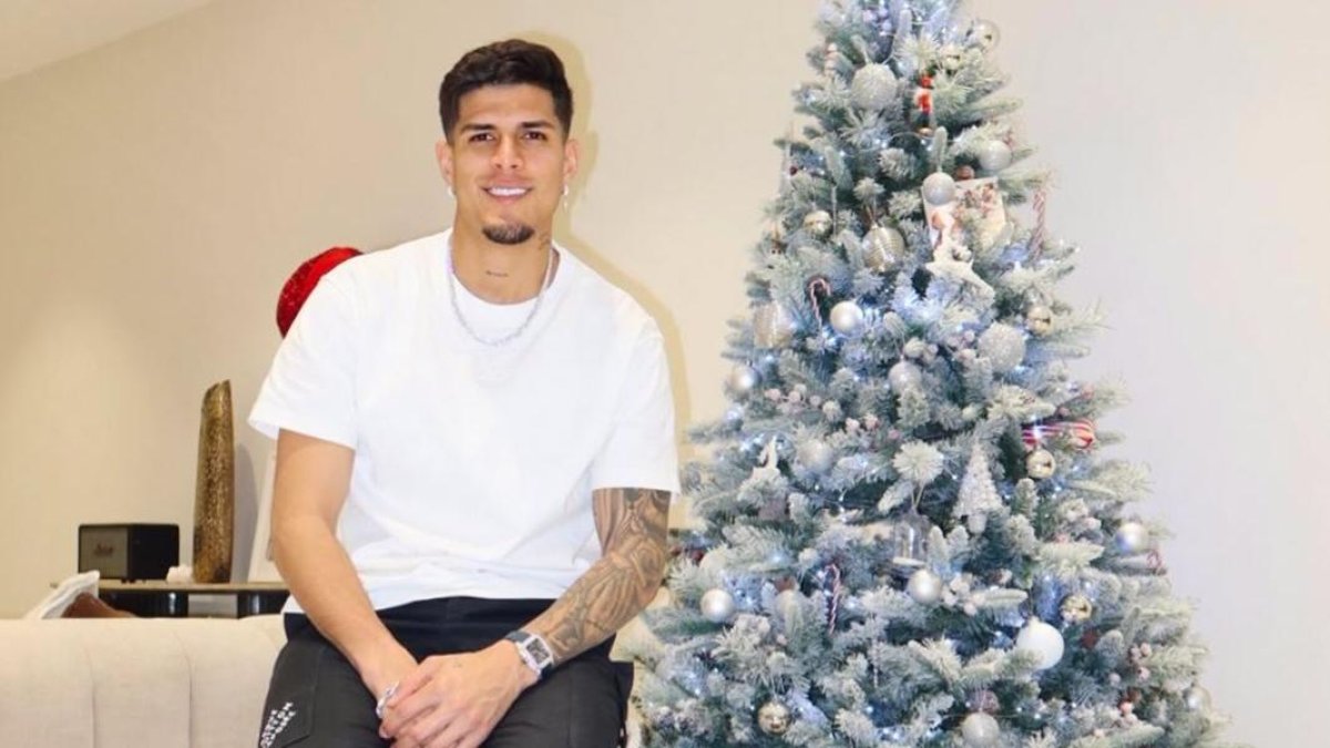 Piero Hincapié vivió su primera Navidad en Londres.