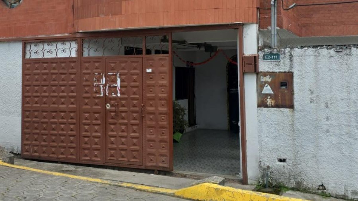 En este sitio fue donde hallaron al joven sin vida.