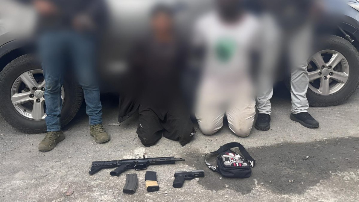 Los secuestradores fueron capturados en el momento que tenían a dos ciudadanos retenidos.