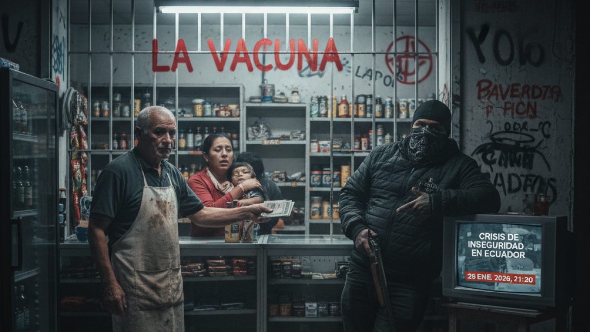 Los comercios en Ecuador a diario son blanco de extorsiones.