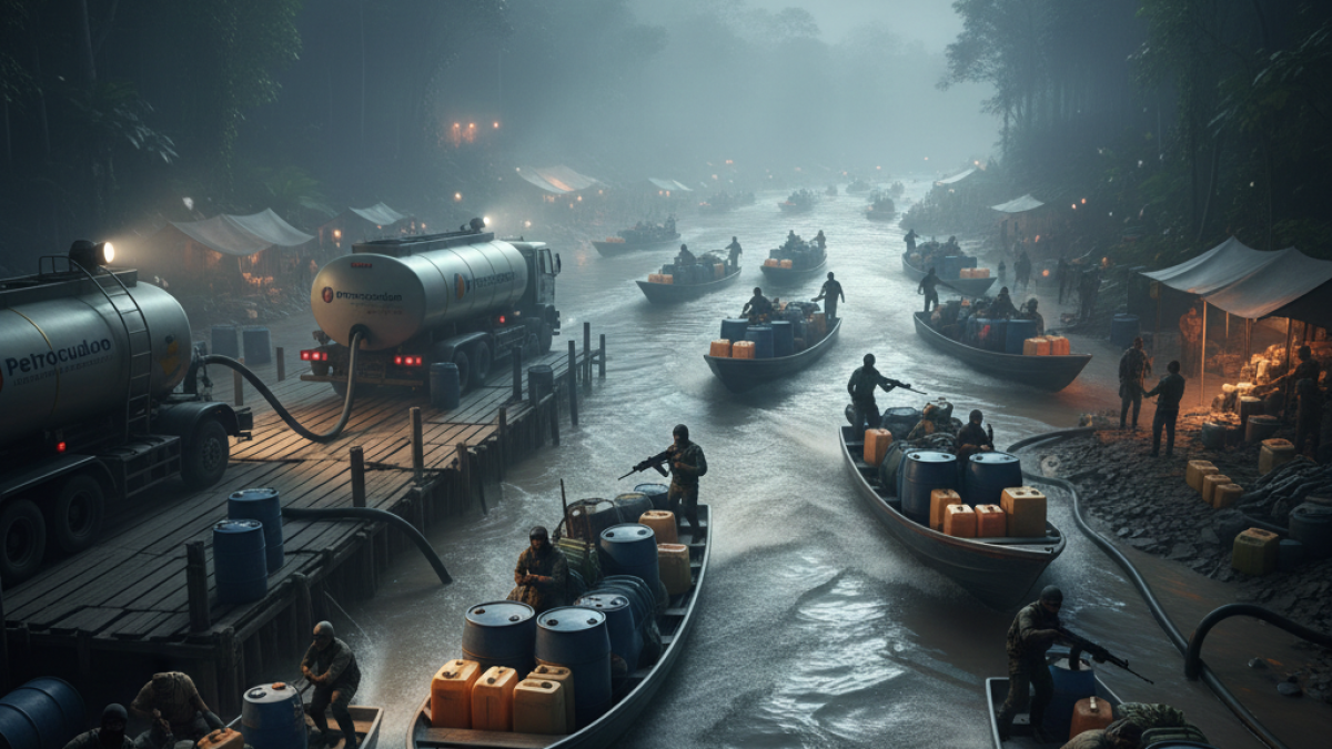 El contrabando de combustibles sigue en el Ecuador.