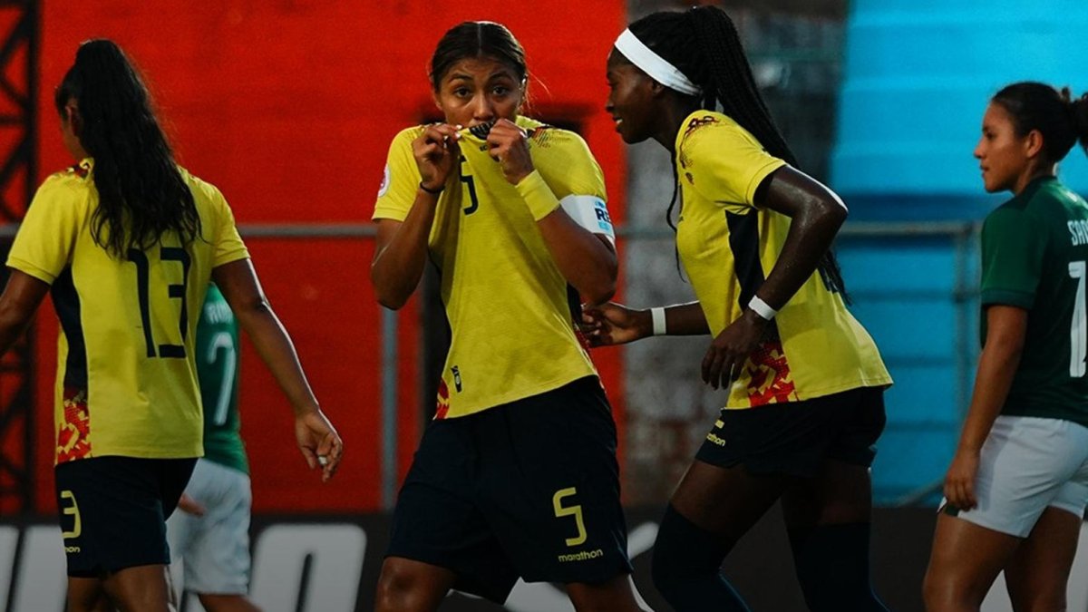 Evelyn Burgos (5) figura de Ecuador en el Sudamericano Sub 20.
