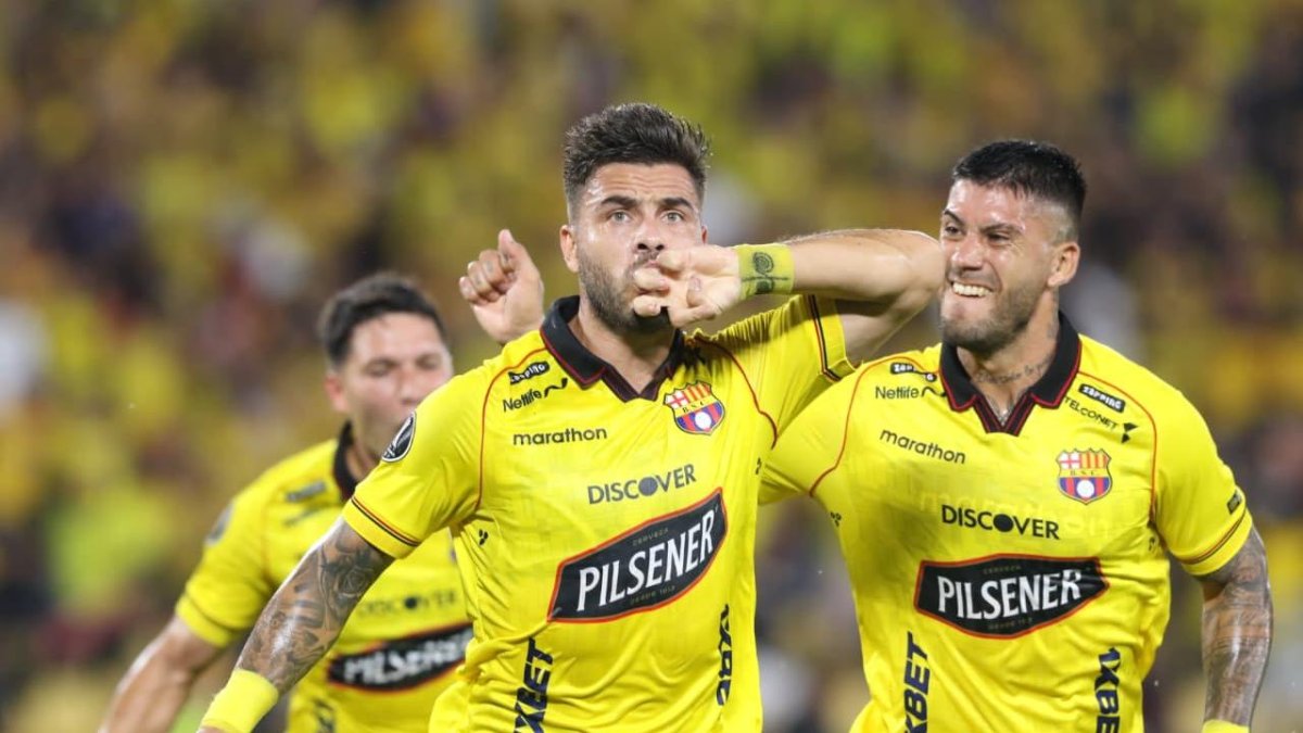 Héctor Villalba abrió la cuenta en el Barcelona SC vs. Botafogo.