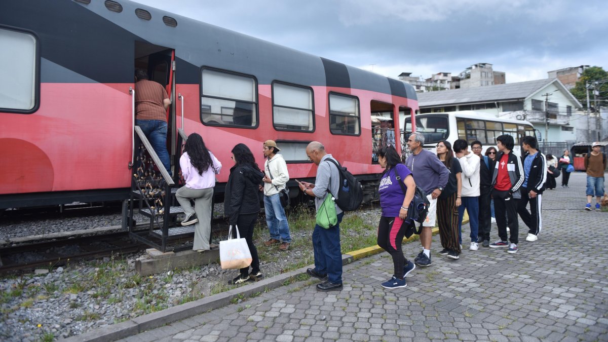 La estación de Chimbacalle se inauguró en 1908, en el mandato del presidente Eloy Alfaro.