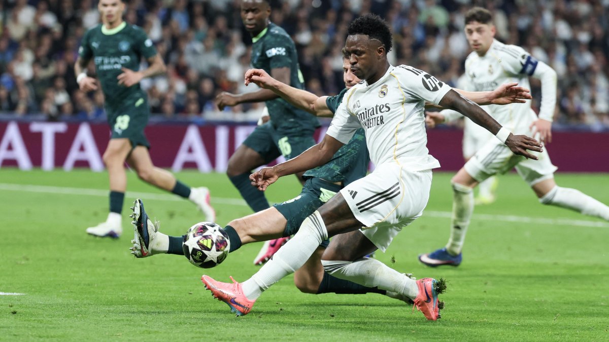 Vinícius Jr. comandará el ataque de Real Madrid en el partido en Inglaterra.