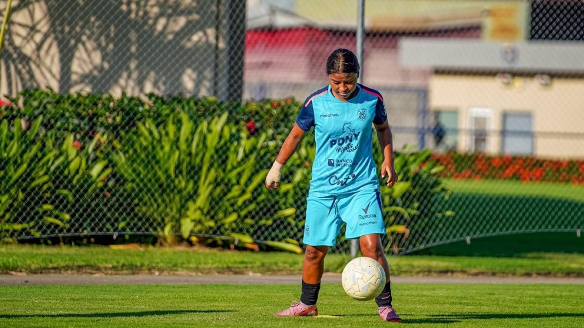 Jeimy Yanza, la joya de Sucúa que ya brilla con la selección sub-17 de Ecuador.