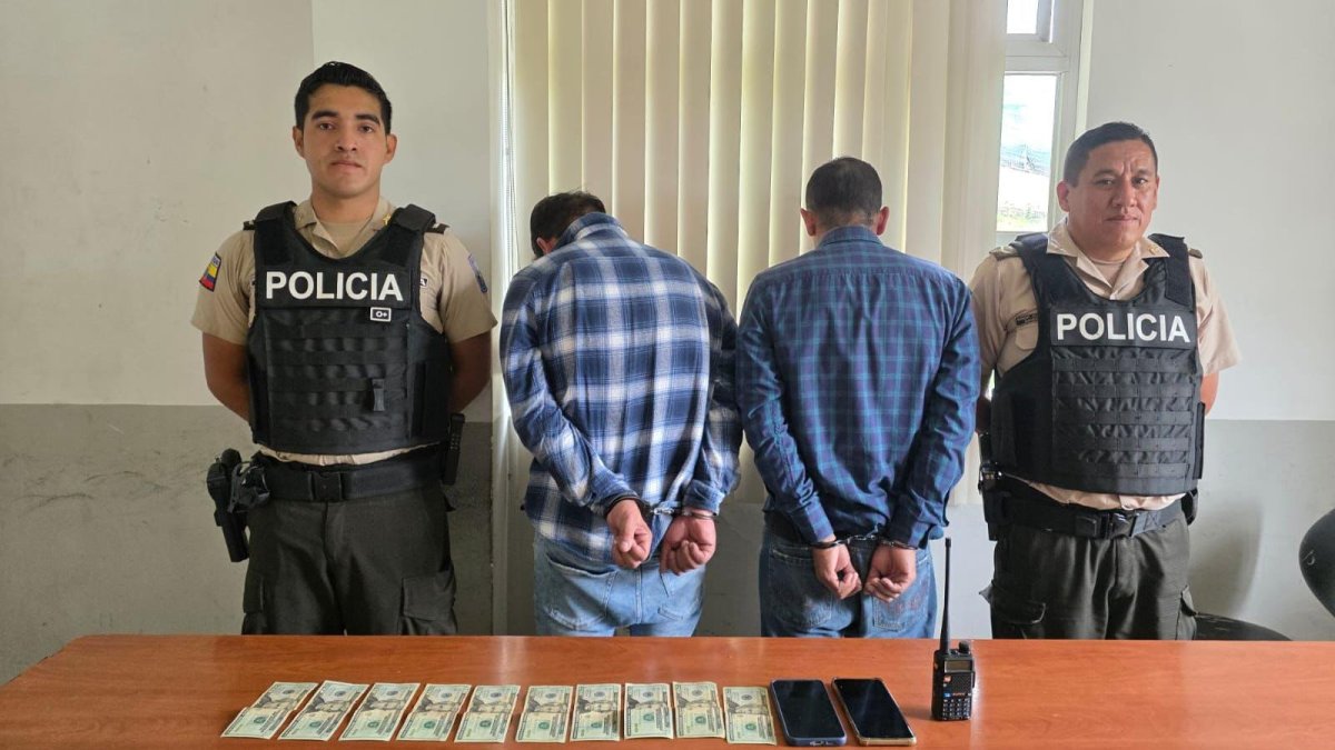 Los sospechosos serían parte de una estructura criminal, según la Policía Nacional.