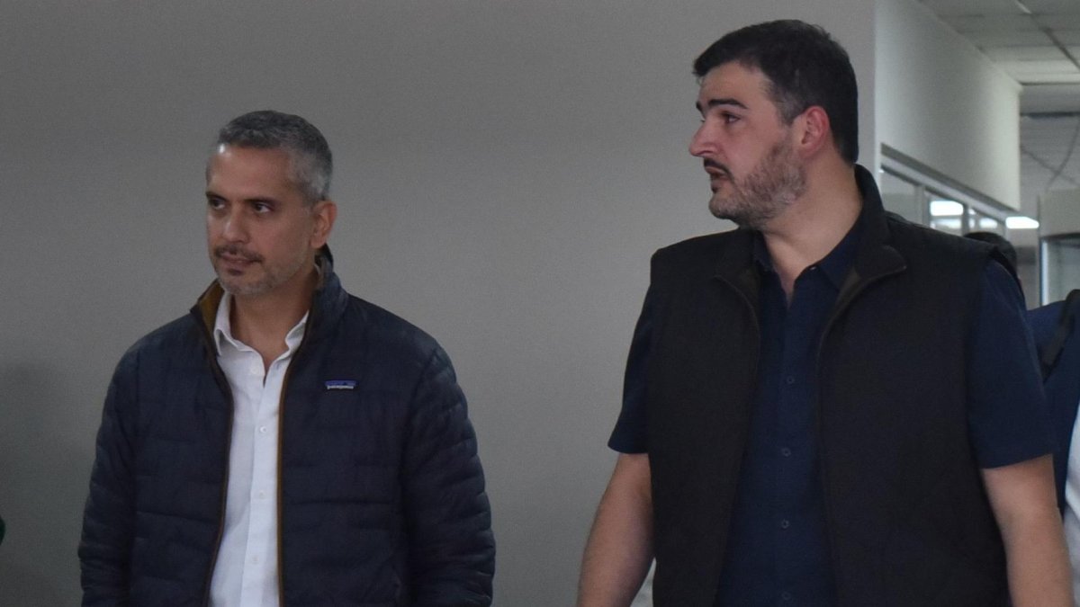 Raúl Chávez, asambleísta procesado en el caso Goleada, solía acompañar a Aquiles Álvarez a las audiencias del caso Triple A.