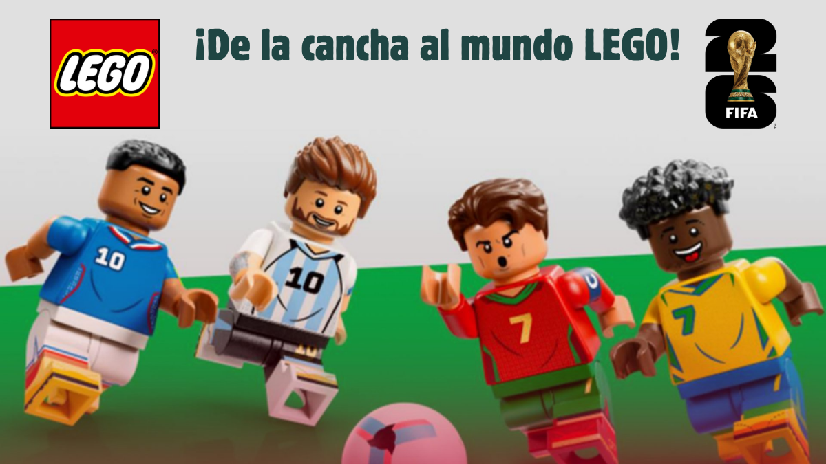 LEGO lanza colección dedicada al Mundial con Messi, Cristiano, Mbappé y Vinícius como protagonistas