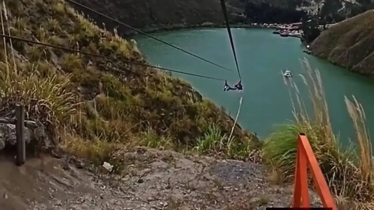 Uno de los atractivos de la laguna de Yambo es el Canopy.