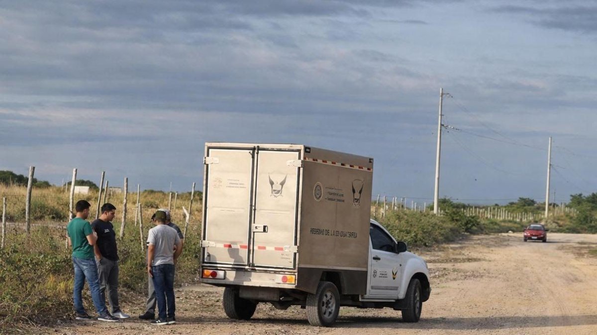 Medicina Lega hizo el levantamiento de los cuerpos.