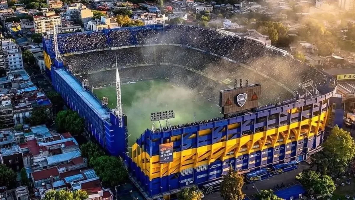 La Bombonera el estadio de Boca Juniors.