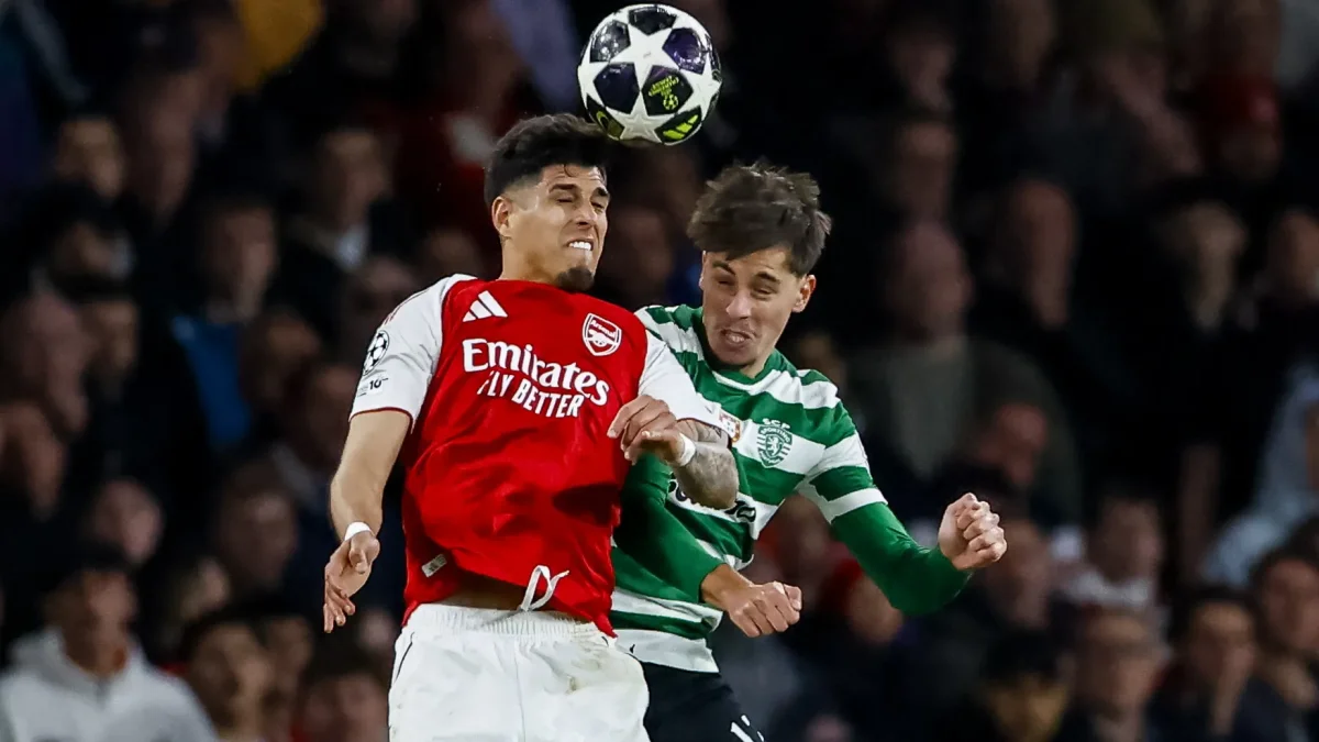 Piero Hincapié defensa del Arsenal de Inglaterra.