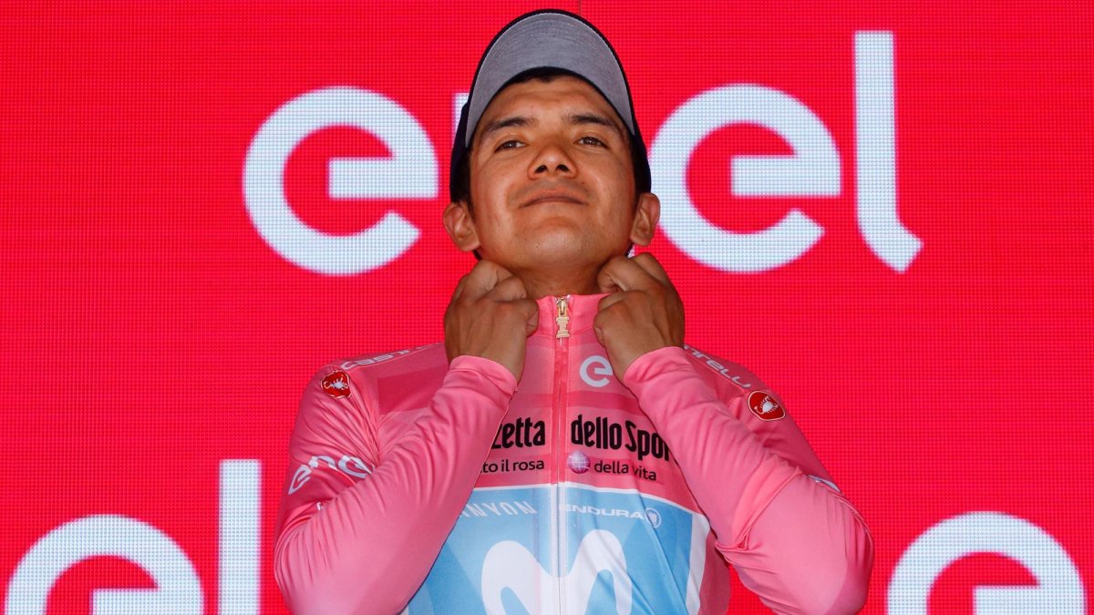 Es el primer ecuatoriano en ganar el Giro.