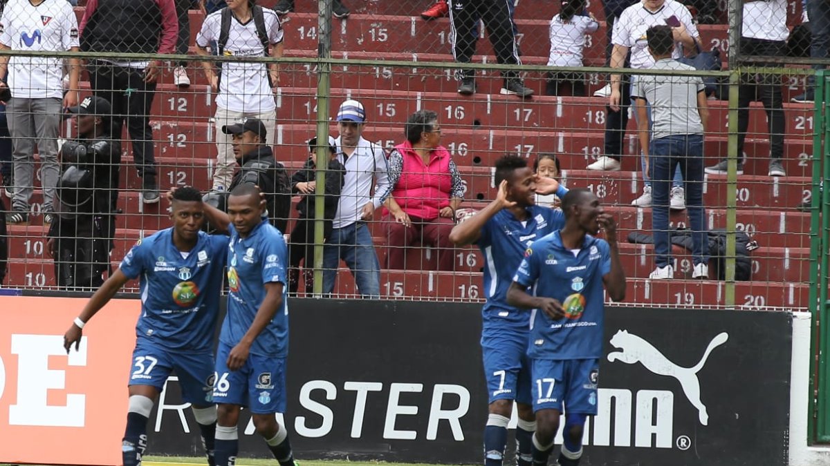 Encuentro de Liga de Quito y Macará.