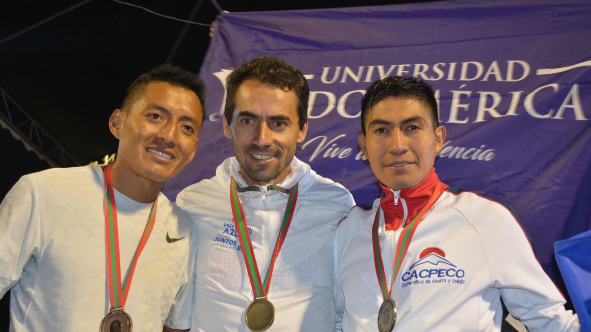 La carrera inició en el sector La Victoria y culminó en el estadio Bellavista, donde fue la premiación. Byron Piedra fue el ganador.