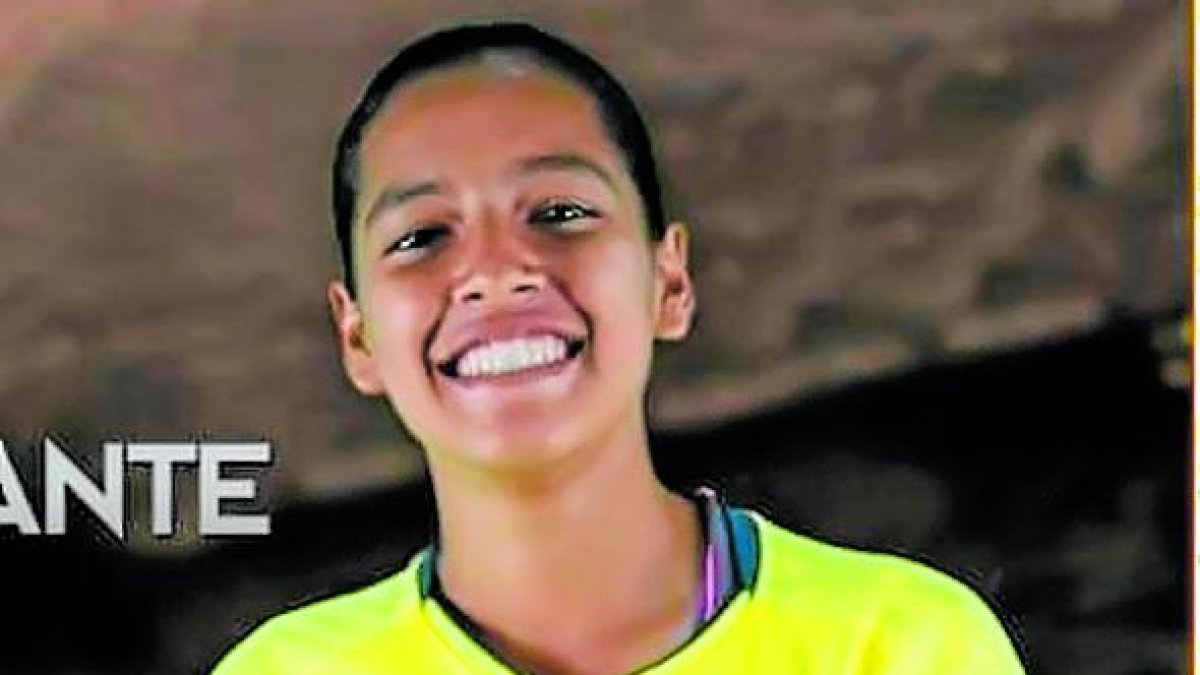 María José también ha vestido la camiseta de la selección nacional femenina.