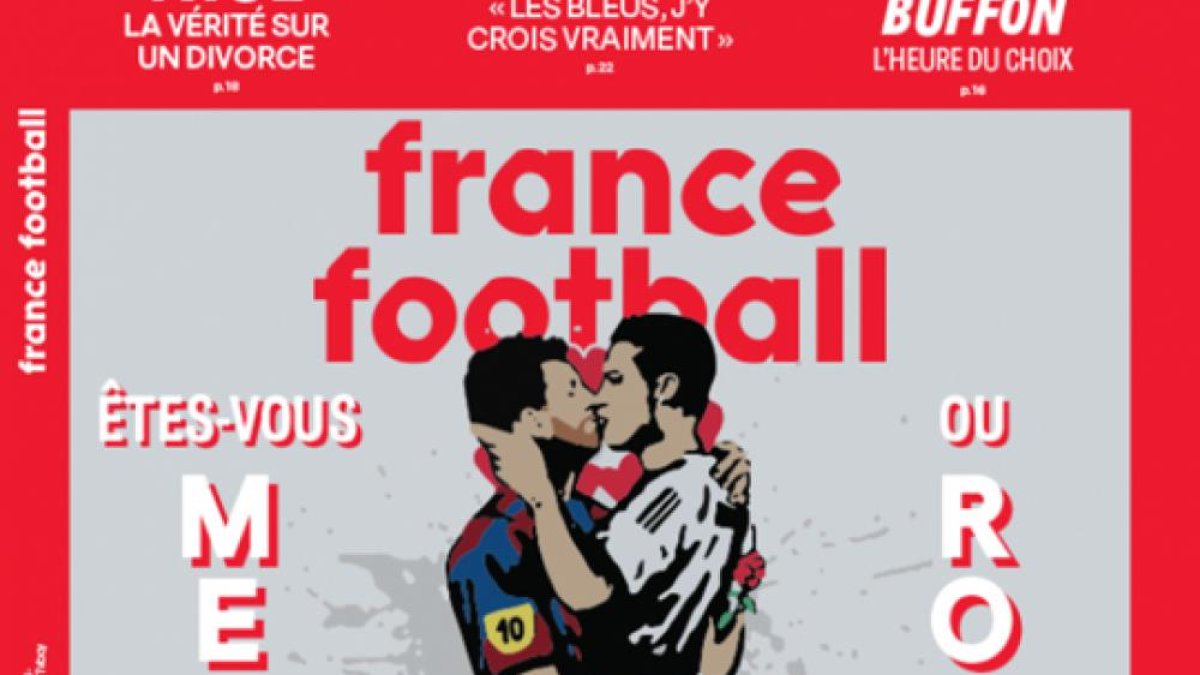 La portada de la revista France Football.