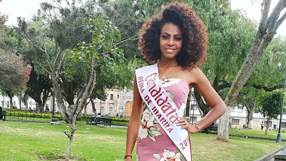 Milena Guzmán es la actual reina de Ibarra.