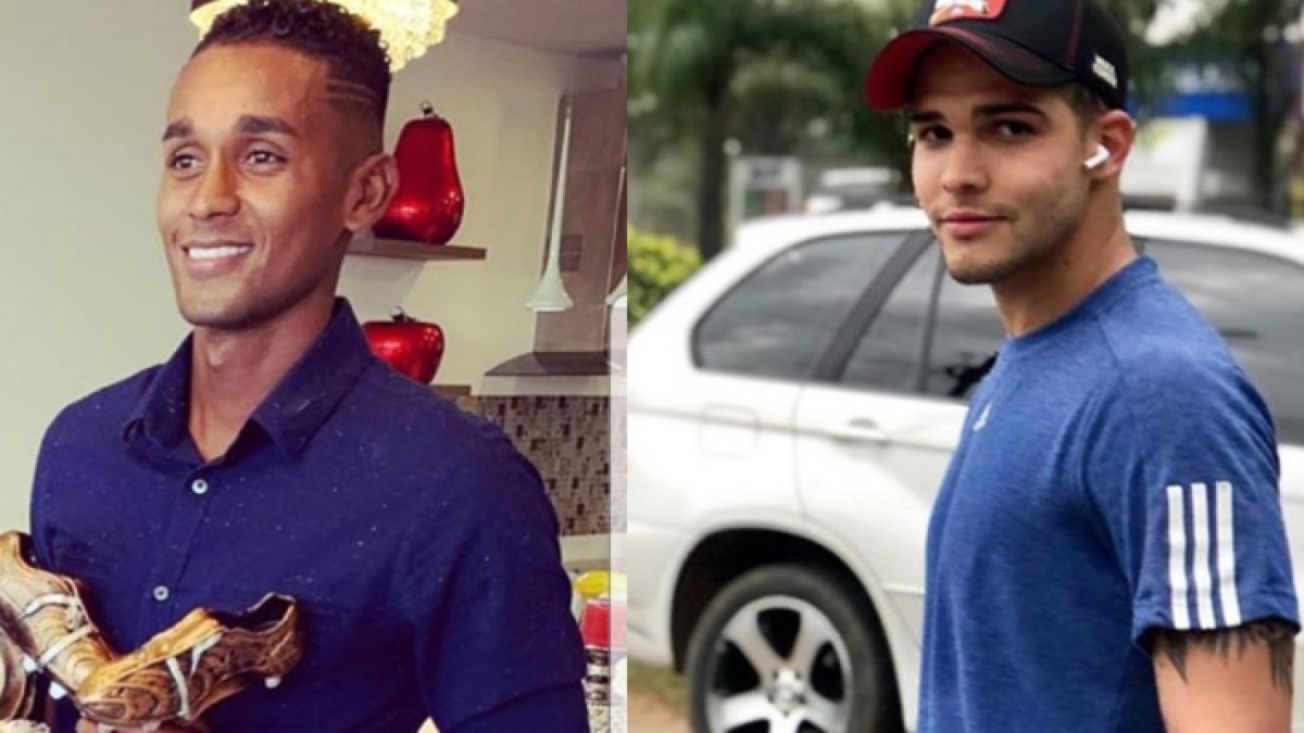 Fidel Martínez (i) lleva 12 con Barcelona SC. Luis Amarilla (d) es el goleador de la Universidad Católica y de la LigaPro con 14.