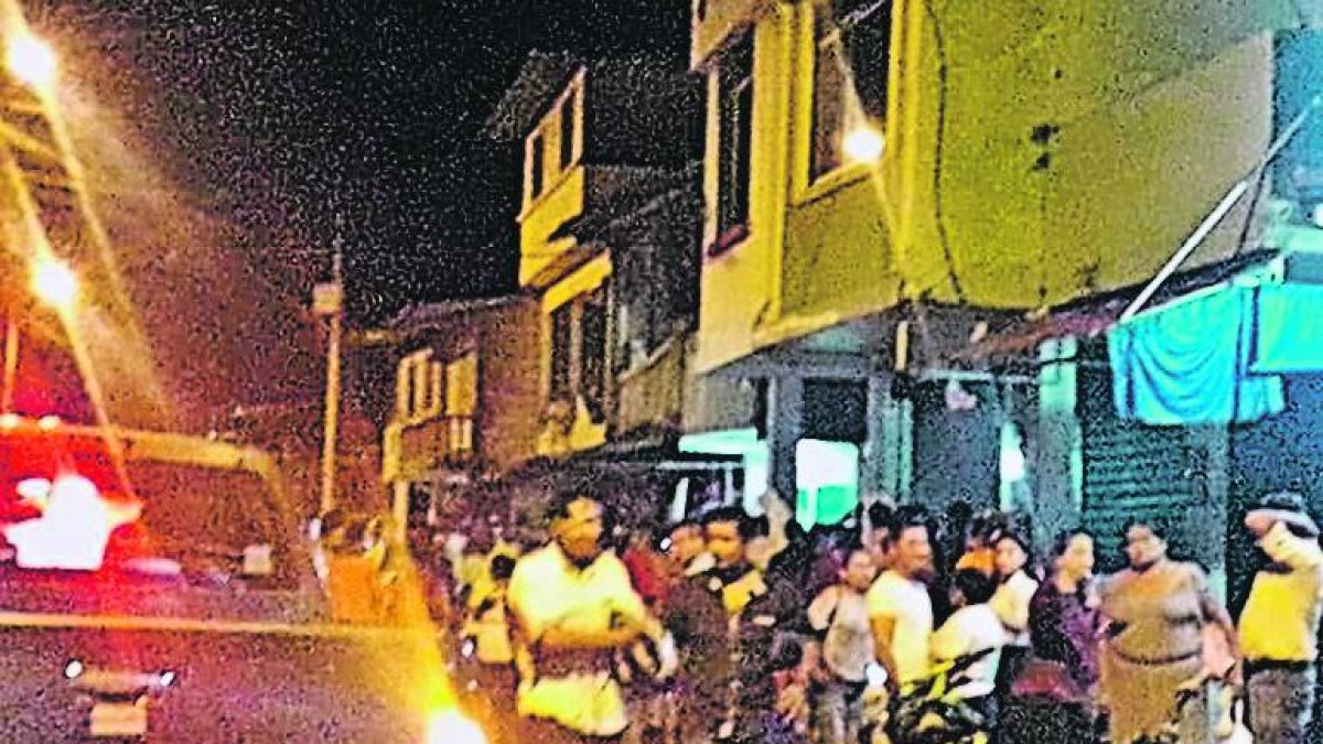 La policía investiga lo ocurrido en la parroquia General Farfán.