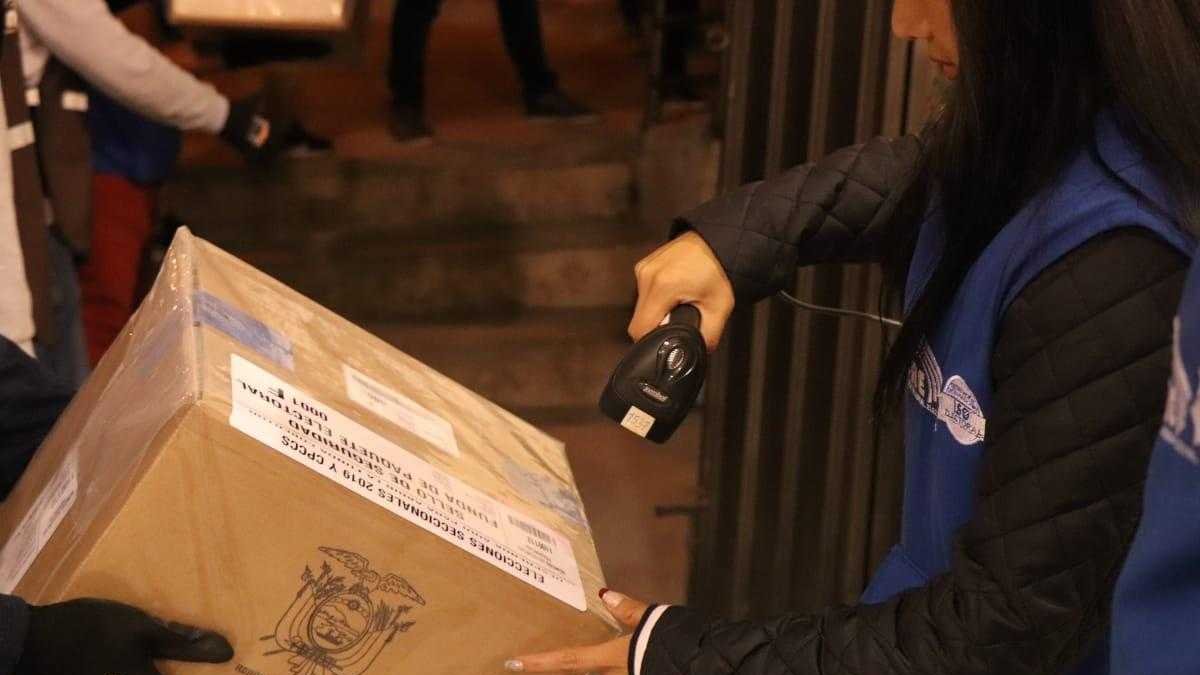 El material electoral será distribuido el 22 y 23 de marzo a los 197 recintos para las 1 277 Juntas Receptoras del Voto.