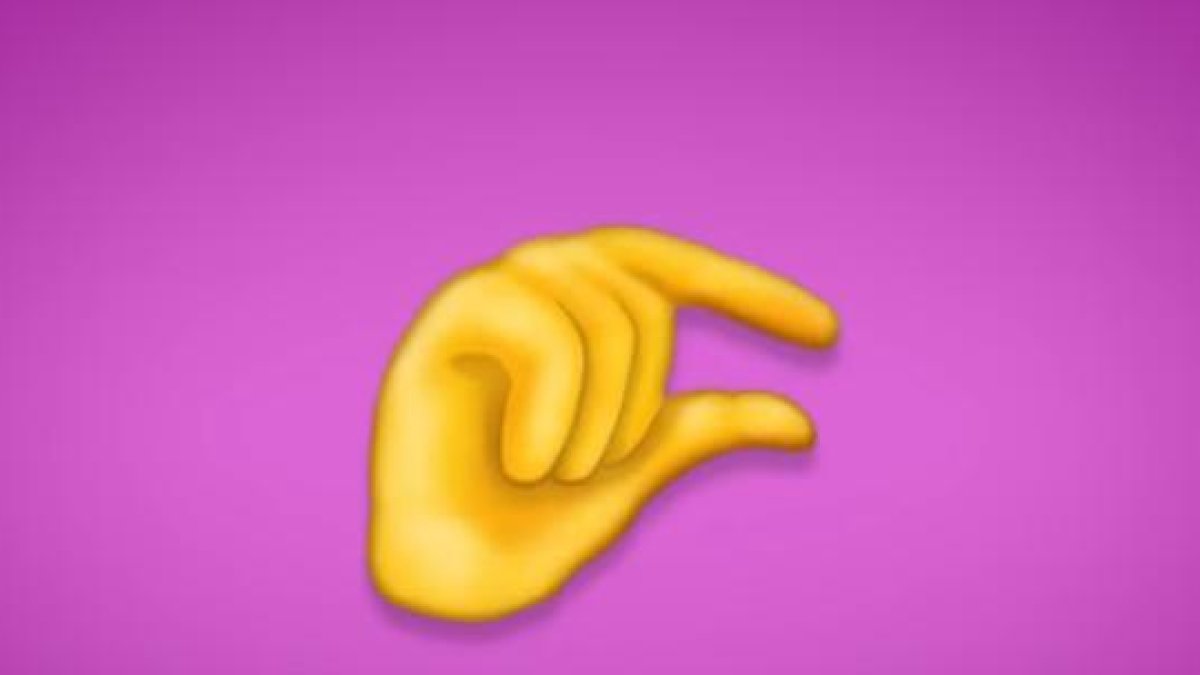 El de pinching hand es uno de los 230 nuevos emojis para este año.