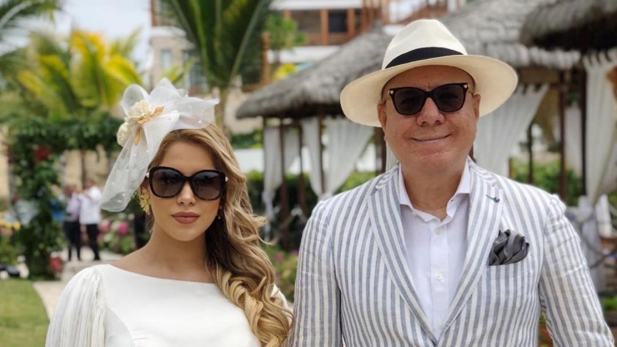 La pareja se casó en abril de 2017.