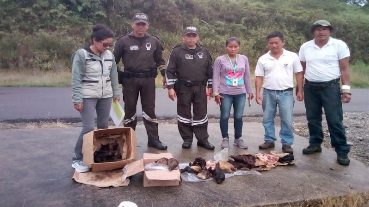 Las evidencias fueron presentadas por las autoridades.