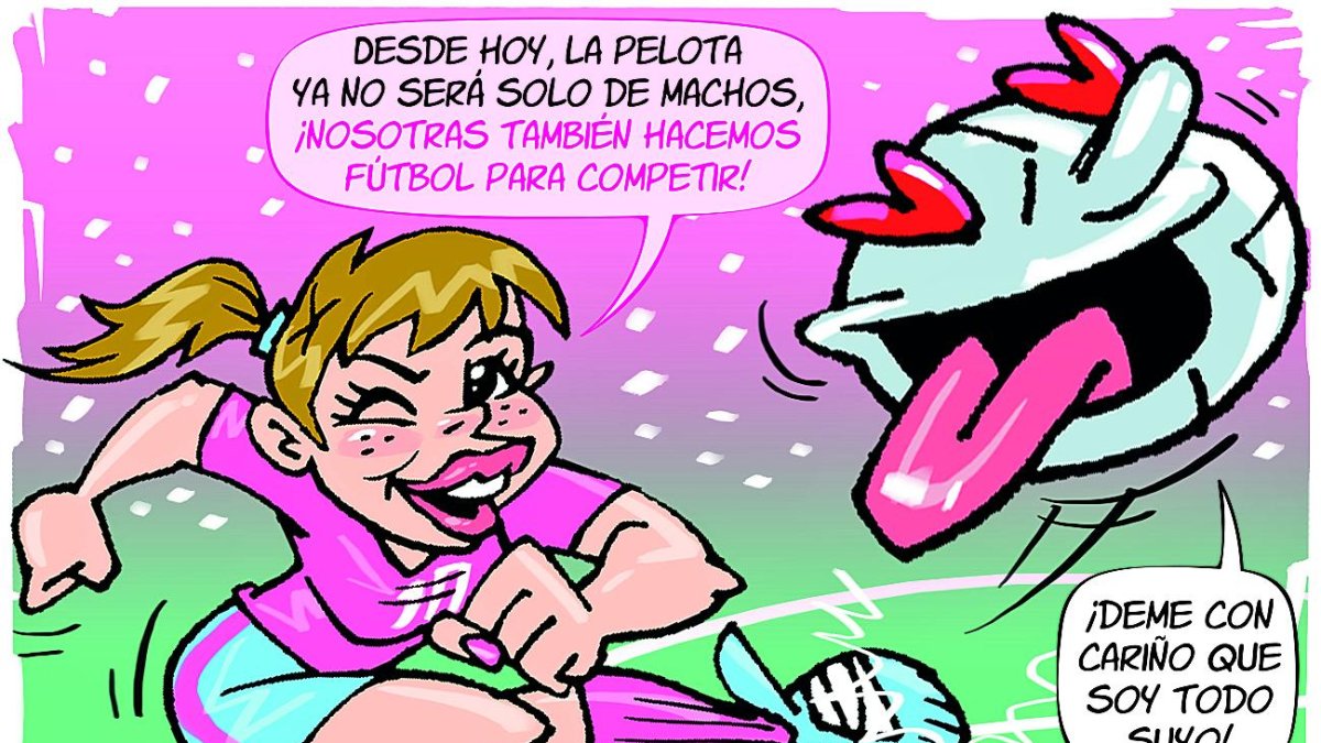 ...Ahora vamos a tener “ternura” tras el balón...