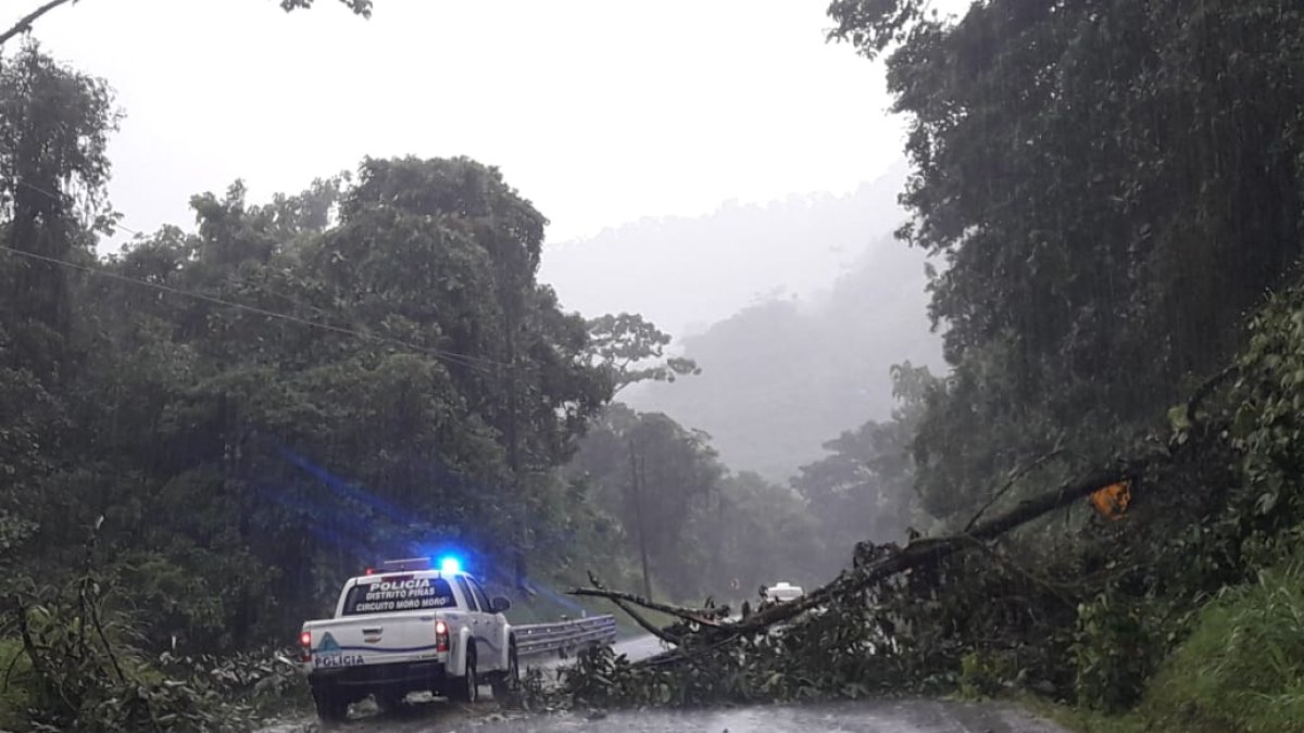 El Comité de Operaciones Emergentes (COE) se encuentra evaluando los daños por el mal tiempo.