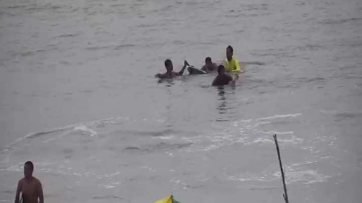 Los afectados fueron trasladados a una casa de salud para una revisión pormenorizada.