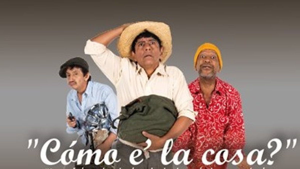 Los actores se alistan para hacer reír a los visitantes.