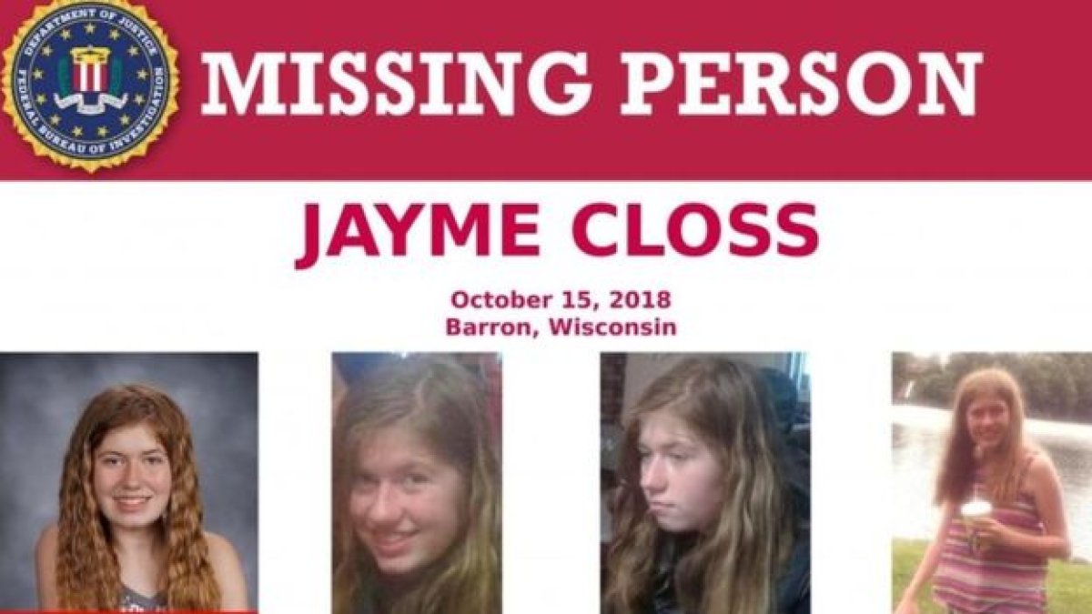 Jayme Closs, de 13 años, fue buscada por la policía, FBI y habitantes de su ciudad durante 3 meses.