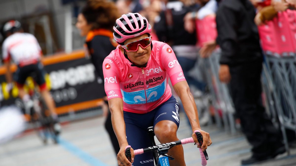 El ciclista ecuatoriano Richard Carapaz terminó en quinto lugar la etapa 15 del Giro de Italia, este domingo 26 de mayo.
