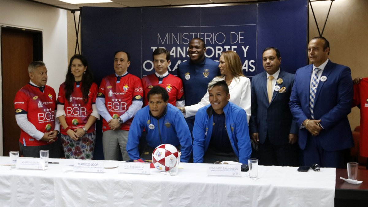 Los jugadores del ‘Nacho’ son los embajadores de la iniciativa que busca de reducir los accidentes de tránsito.