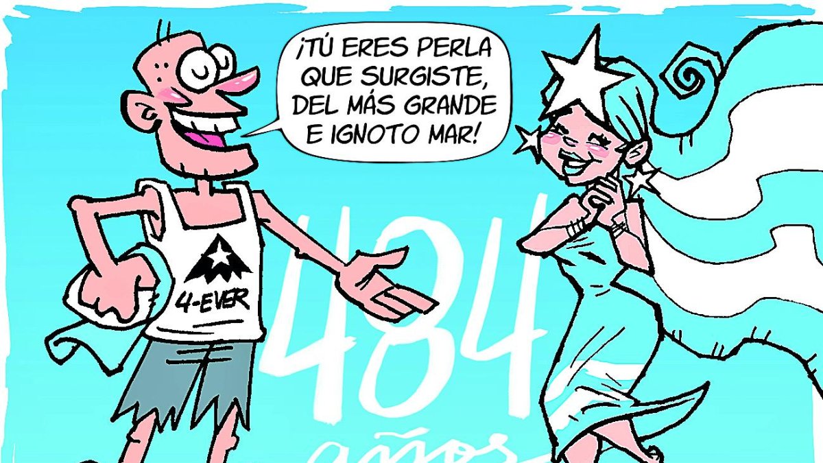 ...Estamos hoy de fiesta, y debe ser a todo dar...