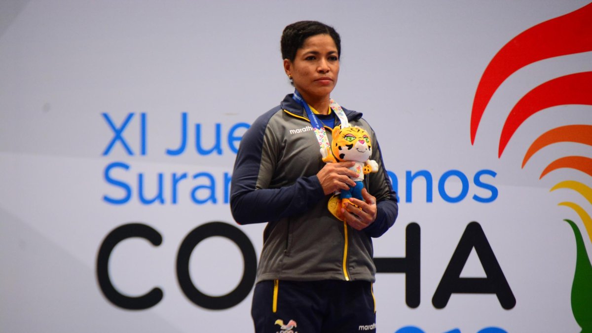 Alexandra Escobar, en los Juegos Sudamericanos Cochabamba 2018.