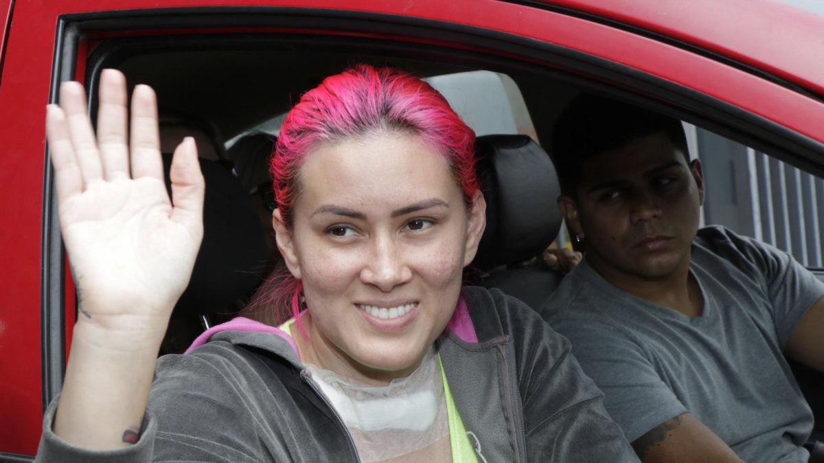 Zully le brindó una gran sonrisa al lente de EXTRA y se mostró muy feliz en compañía de sus seres queridos.