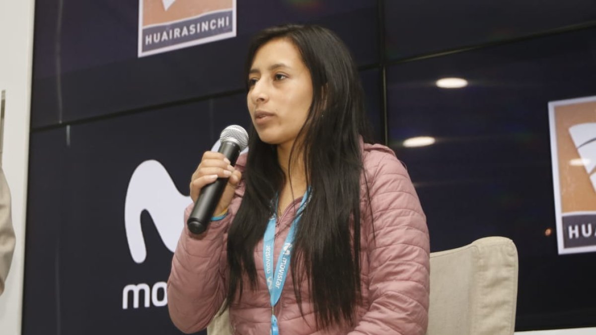 Tania Rosero está feliz por poder ir a Italia para apoyar a la Locomotora del Carchi.